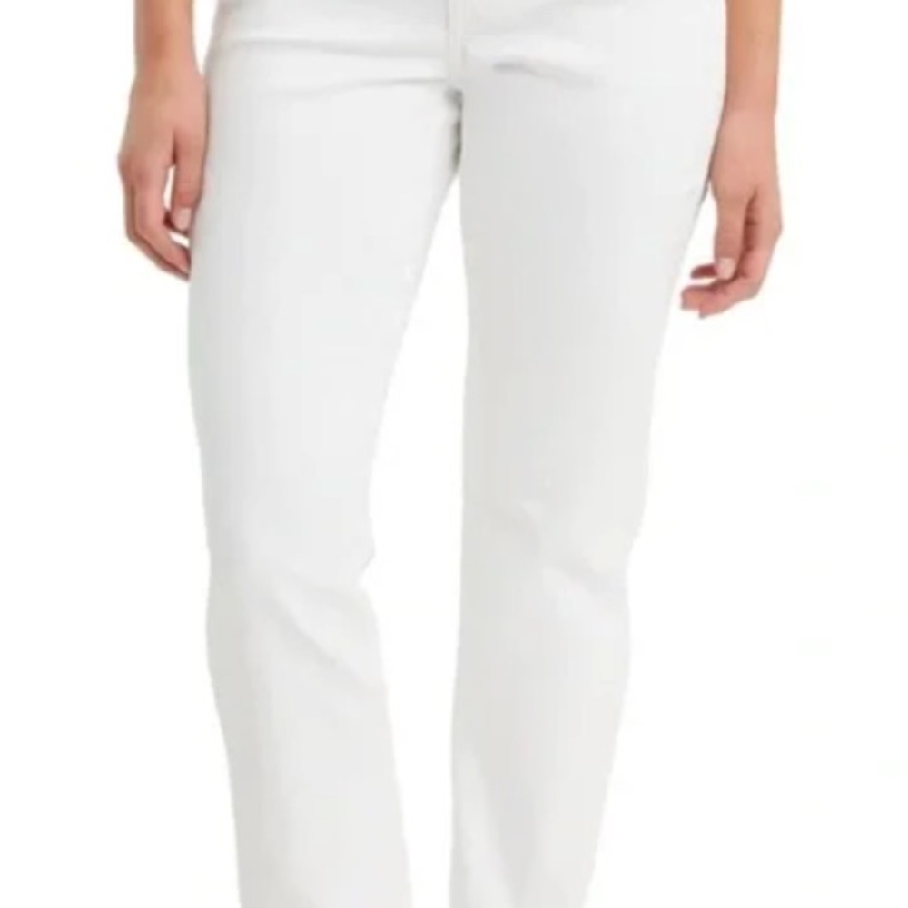 Levi's Women's Straight Leg White Jeans